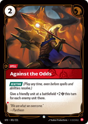 SFD-001/221 | Against the Odds | Common