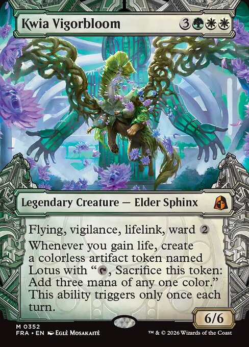 FRA-352 Kwia Vigorbloom (Showcase) | Mythic (EN)
