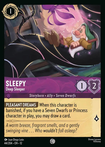 Set12-044 | Sleepy – Deep Sleeper | Common | Non-Foil