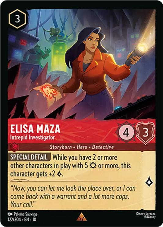 Set 10-122 | Elisa Maza - Intrepid Investigator | Rare