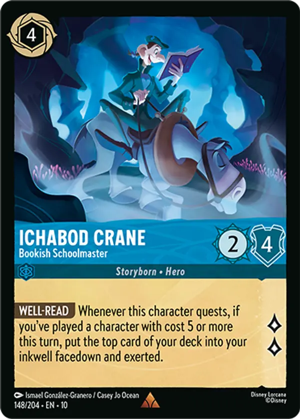 Set 10-148 | Ichabod Crane - Bookish Schoolmaster | Rare