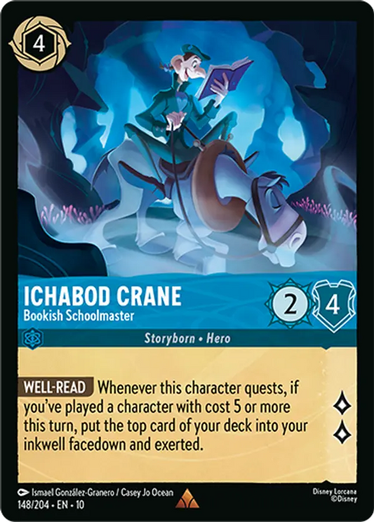 Set 10-148 | Ichabod Crane - Bookish Schoolmaster | Rare