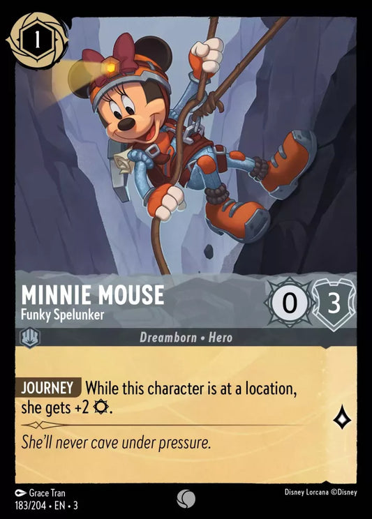 Set 3-183 | Minnie Mouse - Funky Spelunker | Common