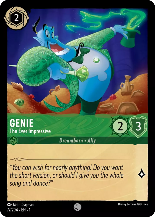 Set 1-077 | Genie - The Ever Impressive |  Common