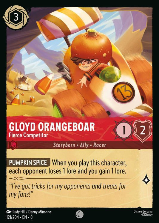 Set 8-121 | Gloyd Orangeboar - Fierce Competitor | Common