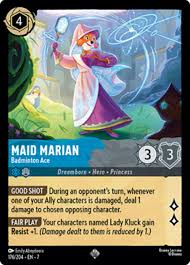 Set 7-176 | Maid Marian - Badminton Ace | Super Rare