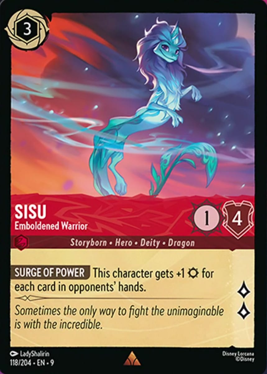 Set 9-118 | Sisu - Emboldened Warrior | Rare