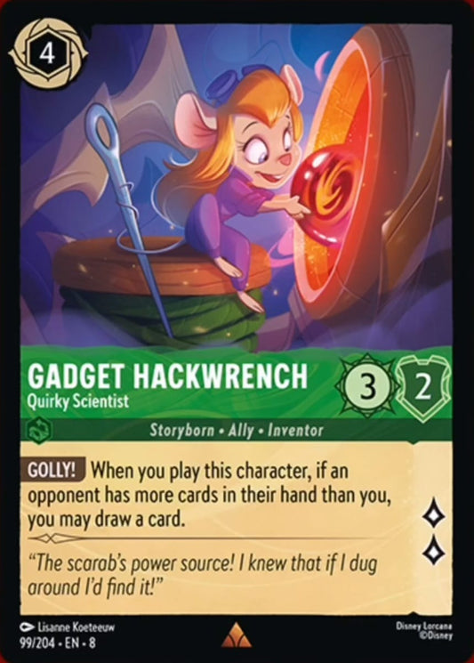 Set 8-099 | Gadget Hackwrench - Quirky Scientist | Rare