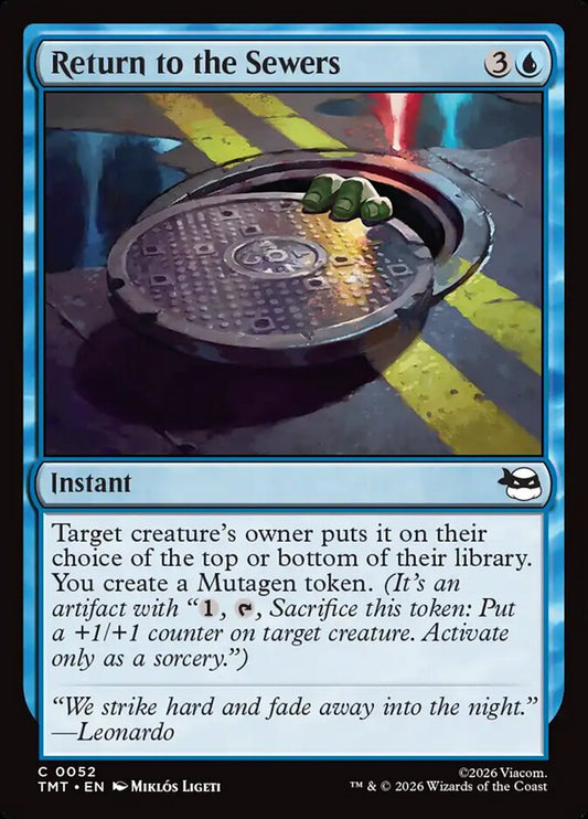 TMT-052 Return to the Sewers | Common (EN)