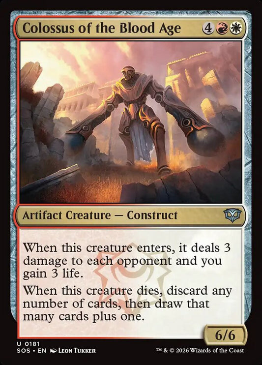 SOS-181 Colossus of the Blood Age -EN- U (Foil)