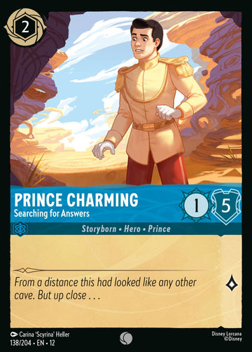 Set12-138 | Prince Charming – Searching for Answers | Common | Non-Foil