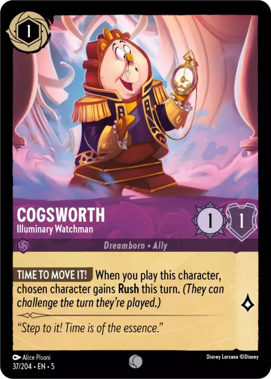 Set 5-037 | Cogsworth - Illuminary Watchman | Common