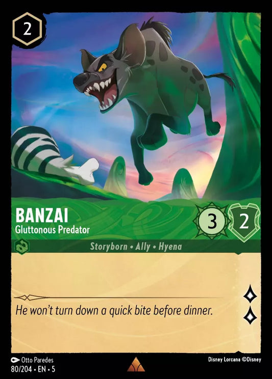 Set 5-080 | Banzai - Gluttonous Predator | Rare