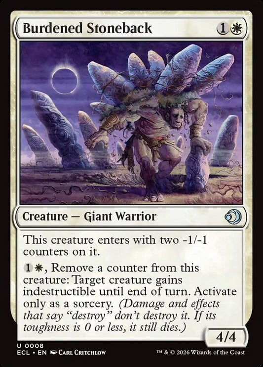 ECL-008 Burdened Stoneback | Uncommon (EN)