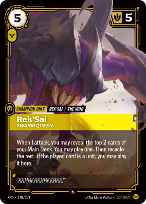 SFD-170/221 | Rek'Sai, Swarm Queen | Rare