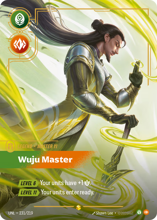 UNL-231/219 Master Yi - Wuju Master (Overnumbered) | Showcase