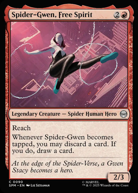 SPM-0090 | Spider-Gwen, Free Spirit | EN  | C | Non-Foil