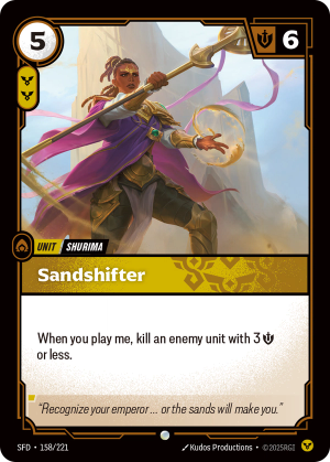 SFD-158/221 | Sandshifter | Common