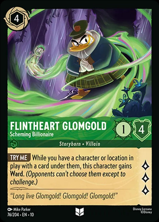 Set 10-076 | Flintheart Glomgold - Scheming Billionaire | Uncommon