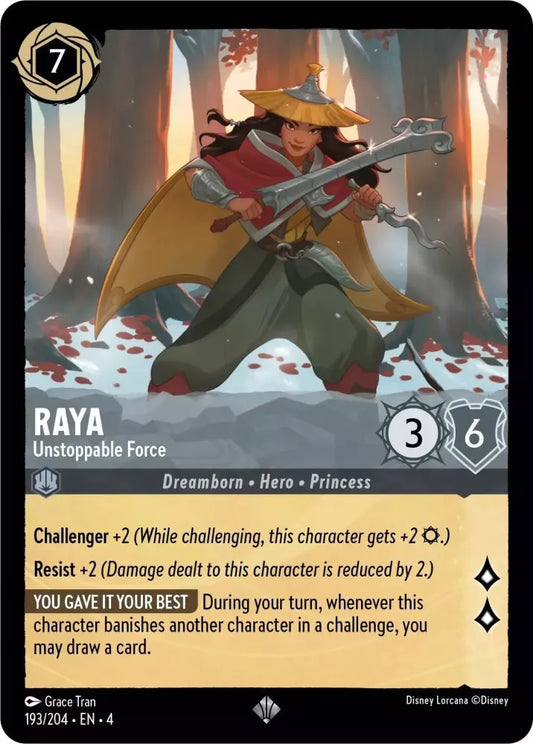 Set 4-193 | Raya - Unstoppable Force | Super Rare
