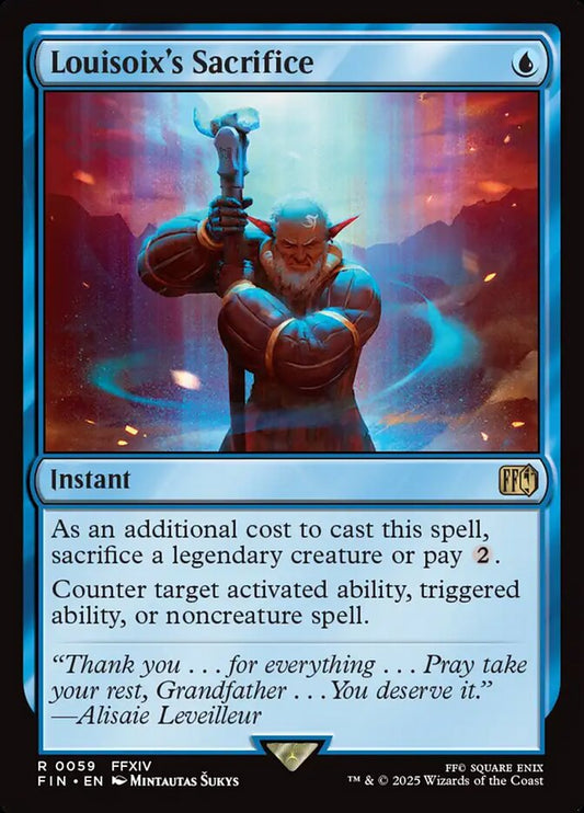 FIN-0059 | Louisoix's Sacrifice | EN  | - | Non-Foil