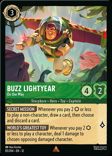 Set12-085 | Buzz Lightyear – On the Way | Rare | Non-Foil