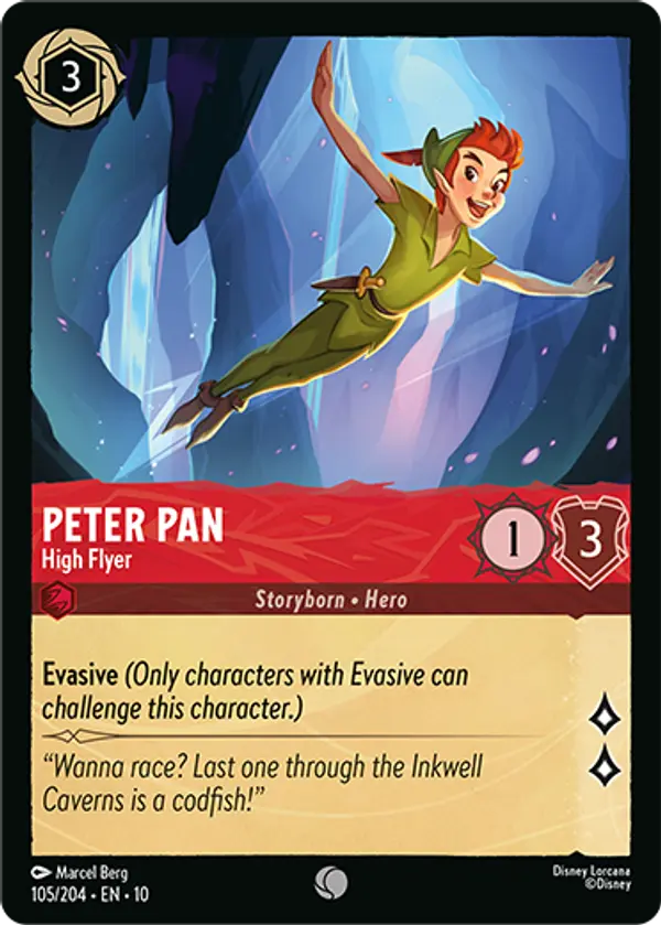 Set 10-105 | Peter Pan - High Flyer | Common