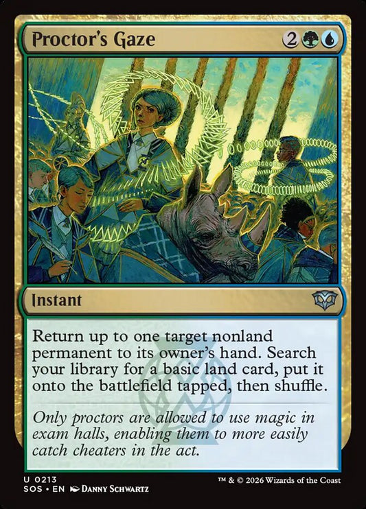 SOS-213 Proctor's Gaze -EN- U (Foil)
