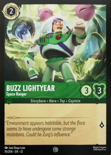 Set12-076 | Buzz Lightyear – Space Ranger | Common | Non-Foil