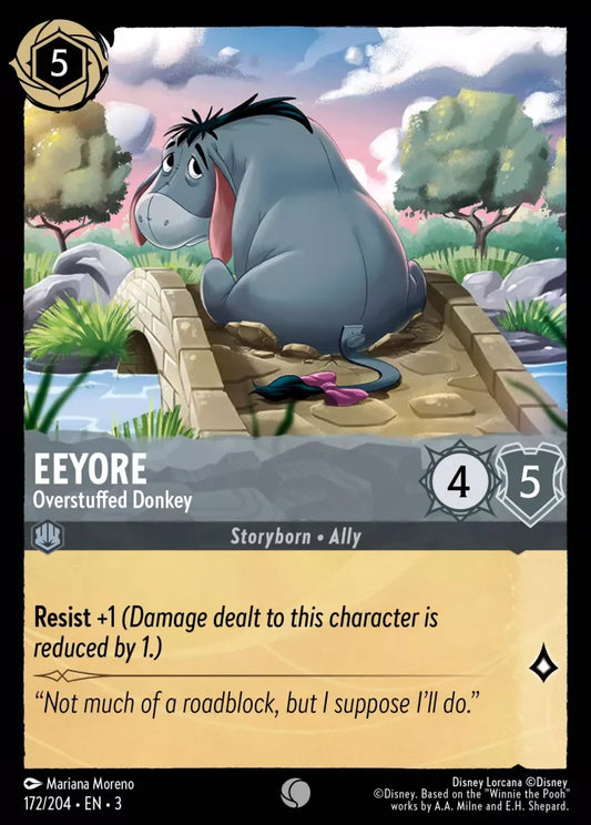 Set 3-172 | Eeyore - Overstuffed Donkey | Common
