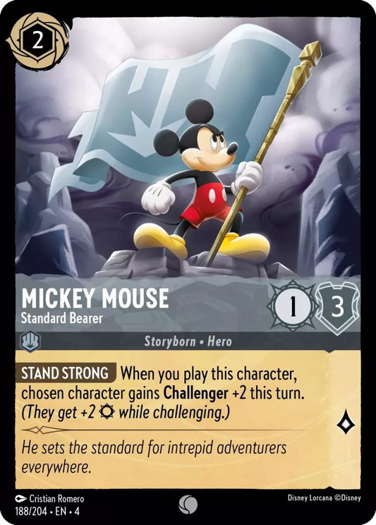 Set 4-188 | Mickey Mouse - Standard Bearer | Common