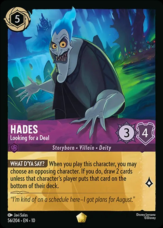 Set 10-056 | Hades - Looking for a Deal | Legendary