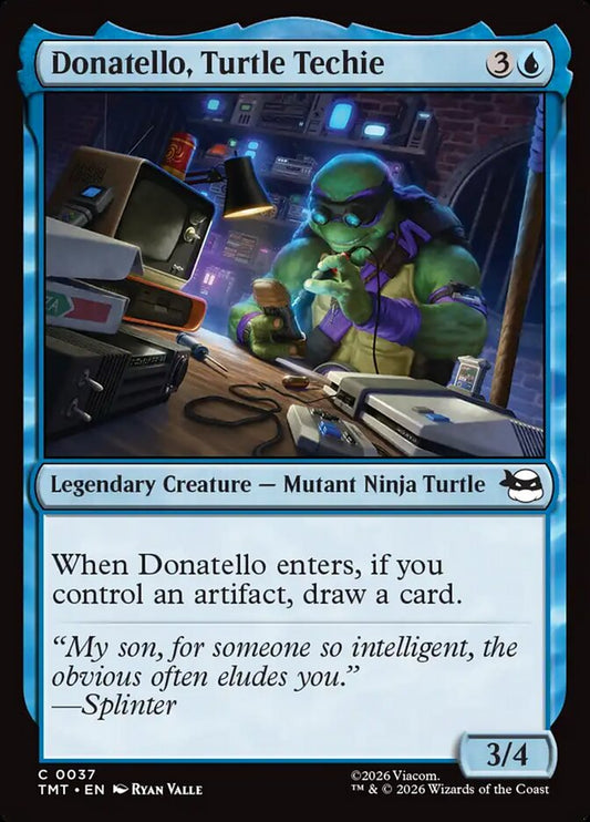 TMT-0037 | Donatello, Turtle Techie | EN  | - | Foil