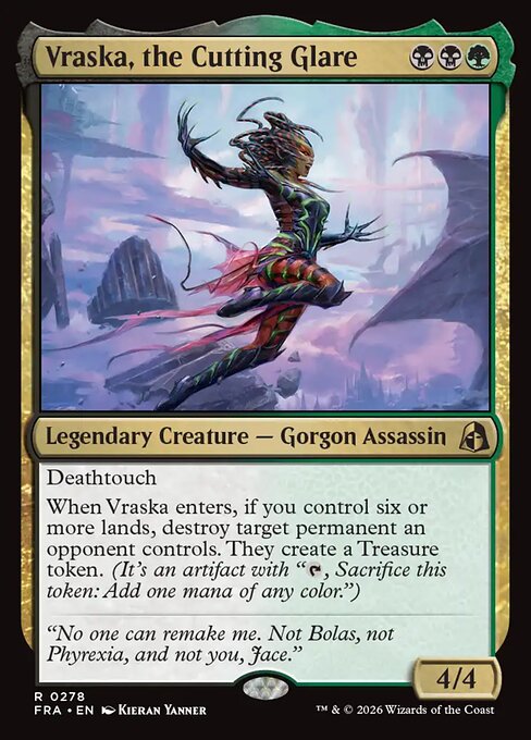 FRA-278 Vraska, the Cutting Glare | Rare (EN)