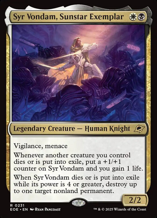 EOE-231 Syr Vondam, Sunstar Exemplar | Rare (EN)