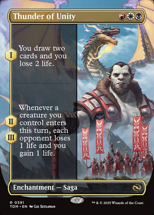 TDM-0391 | Thunder of Unity | EN  | - | foil