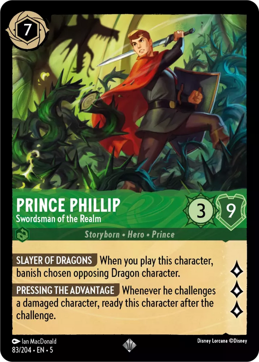 Set 5-083 | Prince Phillip - Swordsman of the Realm | Super Rare