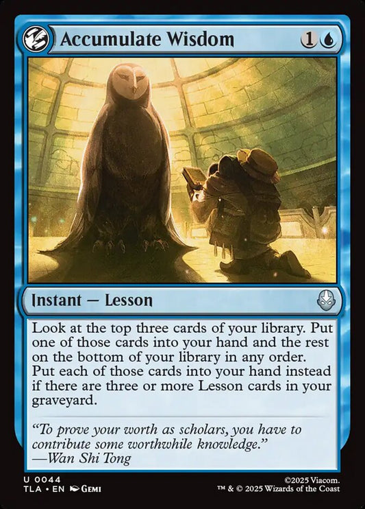 TLA-0044 | Accumulate Wisdom | EN  | - | Foil
