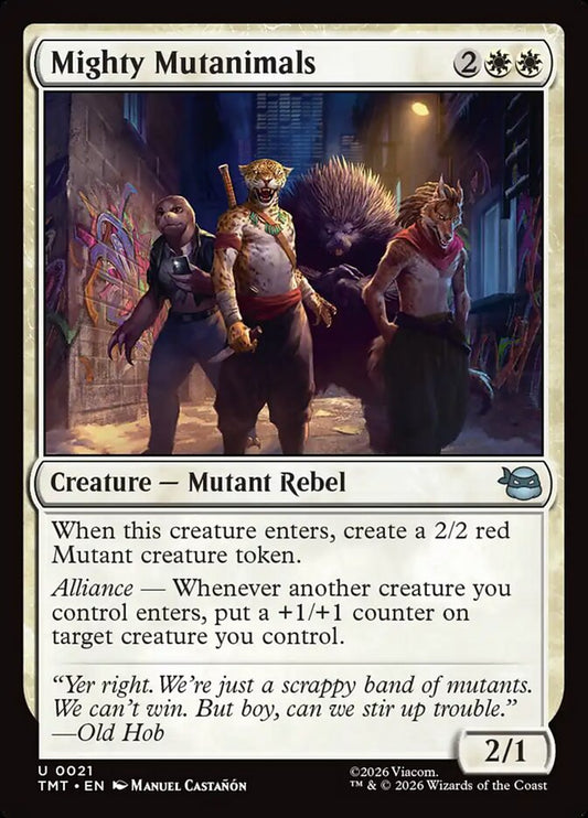 TMT-021 Mighty Mutanimals | Uncommon (EN)