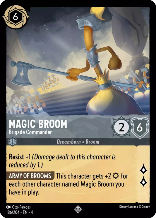 Set 4-186 | Magic Broom - Brigade Commander | Super Rare