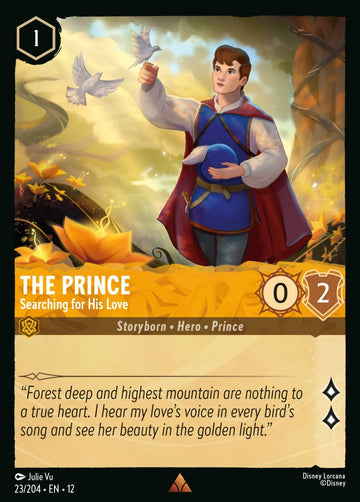 Set12-023 | The Prince – Searching for His Love | Rare | Foil