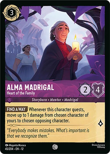 Set12-045 | Alma Madrigal – Heart of the Family | Common | Foil