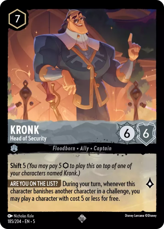 Set 5-185 | Kronk - Head of Security | Super Rare