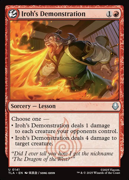 TLA-0141 | Iroh's Demonstration | EN  | - | Foil
