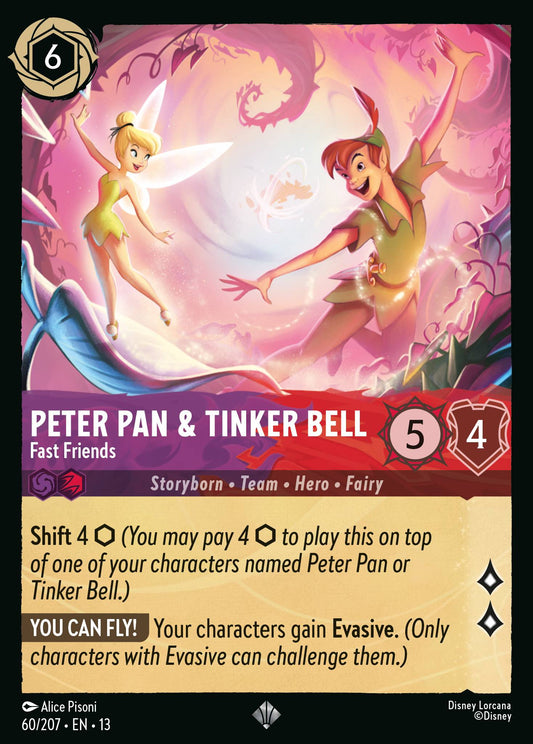 Set 13-60 Peter Pan & Tinker Bell - Fast Friends | Super Rare