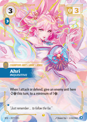 SFD-227/221 | Ahri, Inquisitive | Showcase