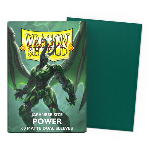 Dragon Shield - 60 Matte Dual Sleeves - Power - Japanese Size
