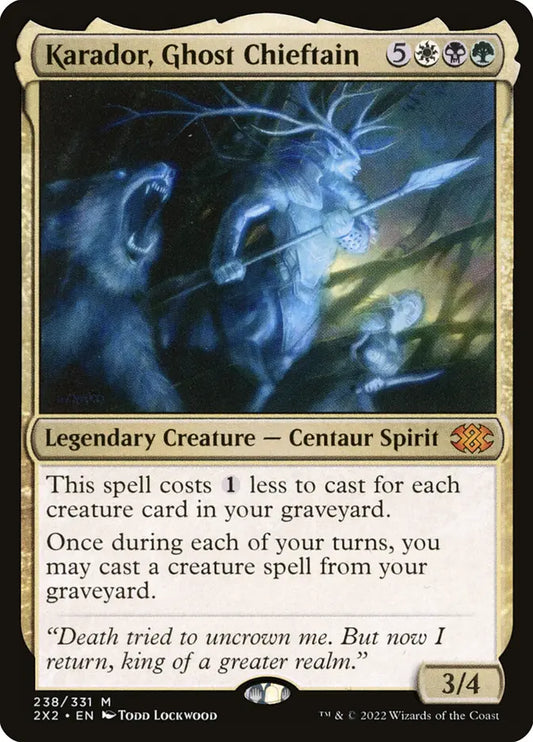 2X2-0238 | Karador, Ghost Chieftain | EN  | - | Non-Foil