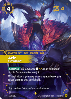 SFD-177a/221 | Azir, Sovereign | Showcase