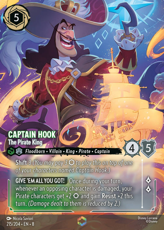 Set 8-215 | Captain Hook - The Pirate King | Enchanted